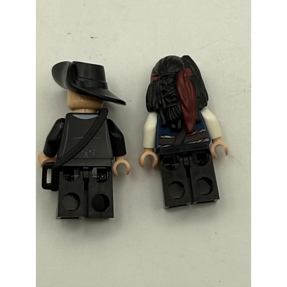 LEGO Pirates of the Caribbean Minifigures Jack Sparrow Captain Barbosa Lot 2pc